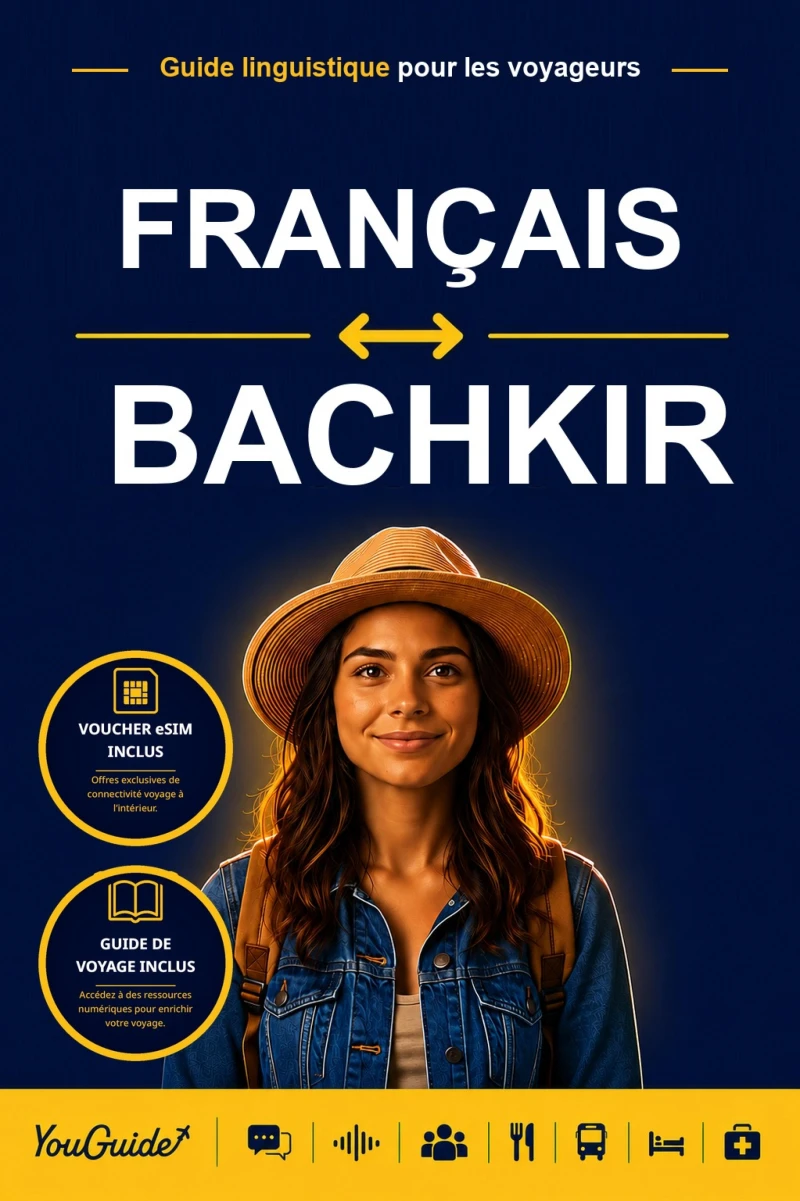 Portada: The Language Guide for Travelers - French to Bashkir