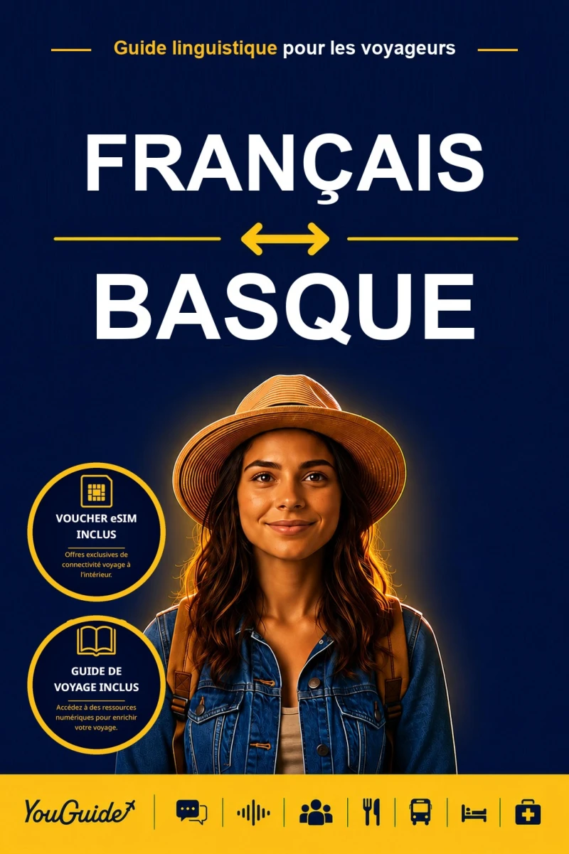 Portada: The Language Guide for Travelers - French to Basque