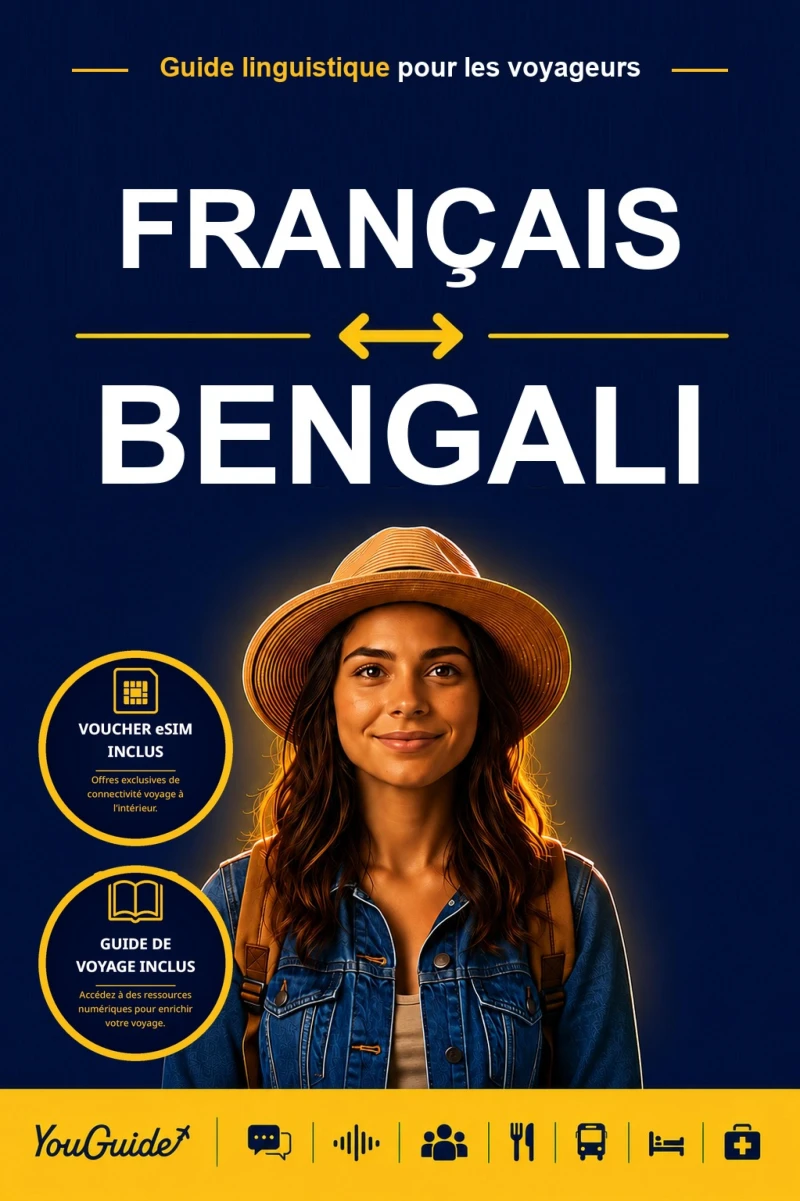 Portada: The Language Guide for Travelers - French to Bengali