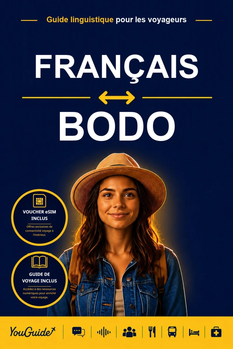 Portada: The Language Guide for Travelers - French to Bodo