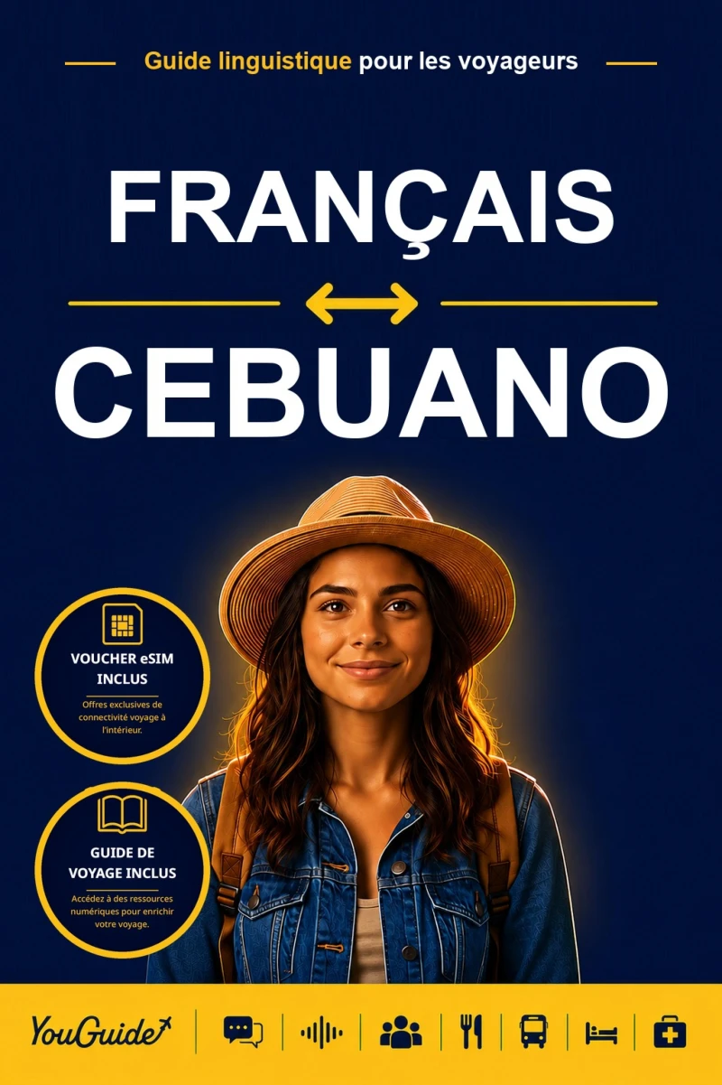 Portada: The Language Guide for Travelers - French to Cebuano