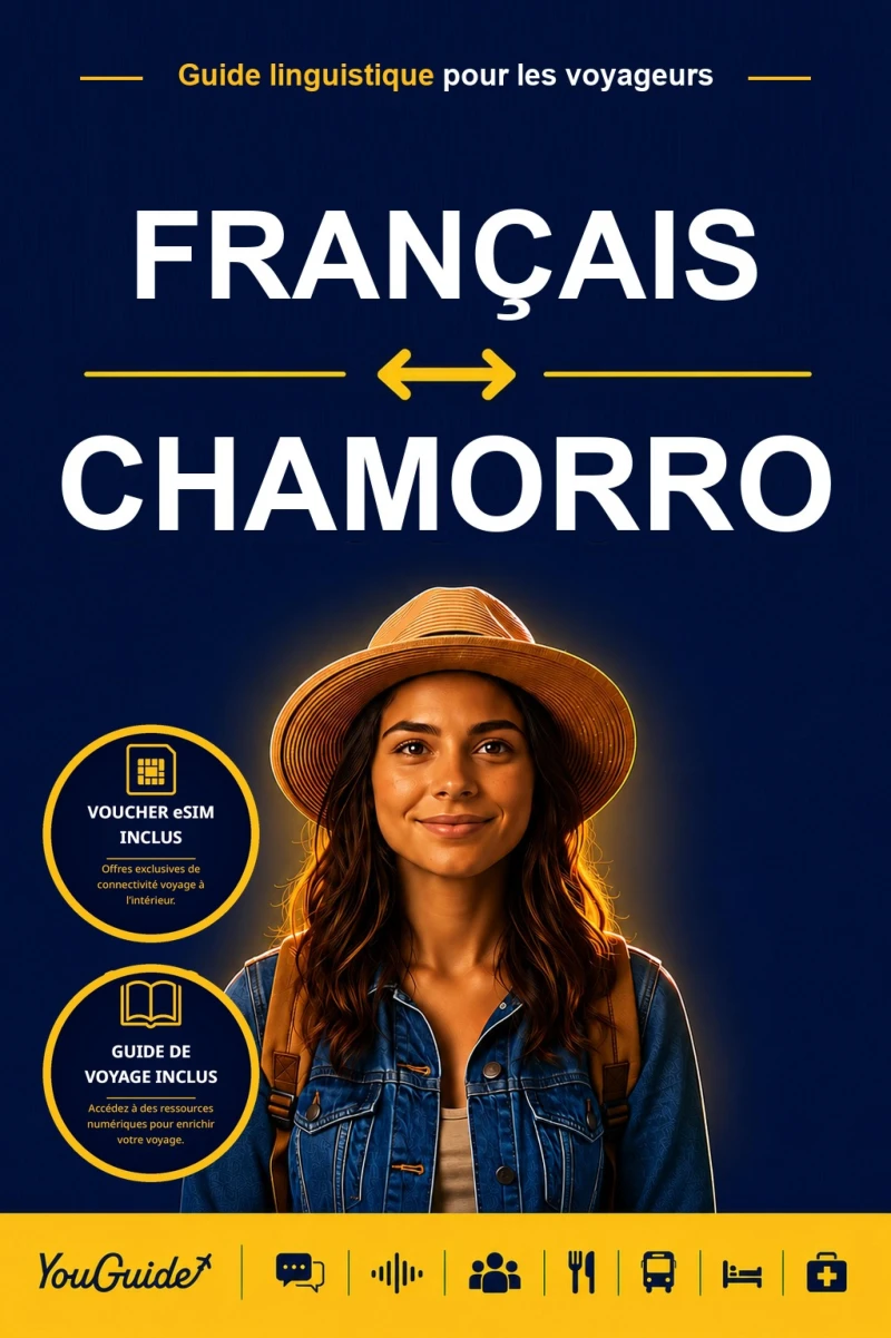 Portada: The Language Guide for Travelers - French to Chamorro