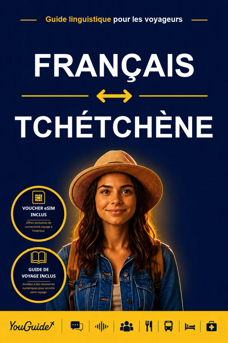 Portada: The Language Guide for Travelers - French to Chechen