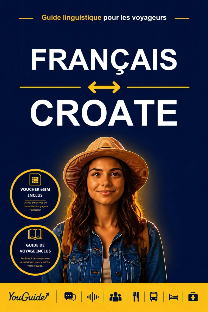 Portada: The Language Guide for Travelers - French to Croatian