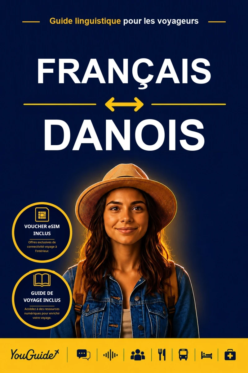 Portada: The Language Guide for Travelers - French to Danish