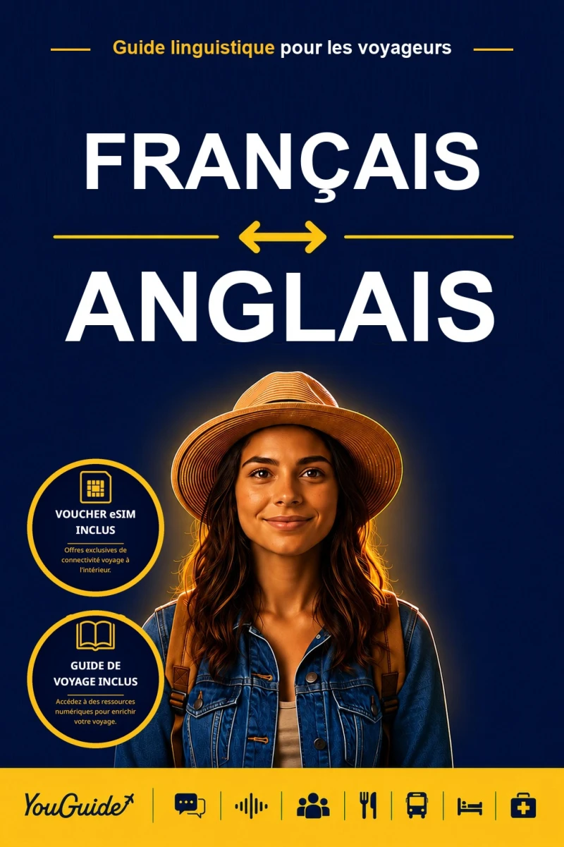 Portada: The Language Guide for Travelers - French to English