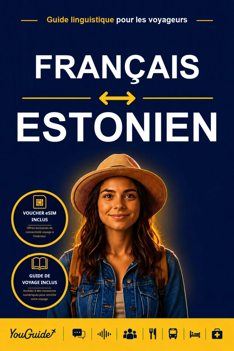 Portada: The Language Guide for Travelers - French to Estonian