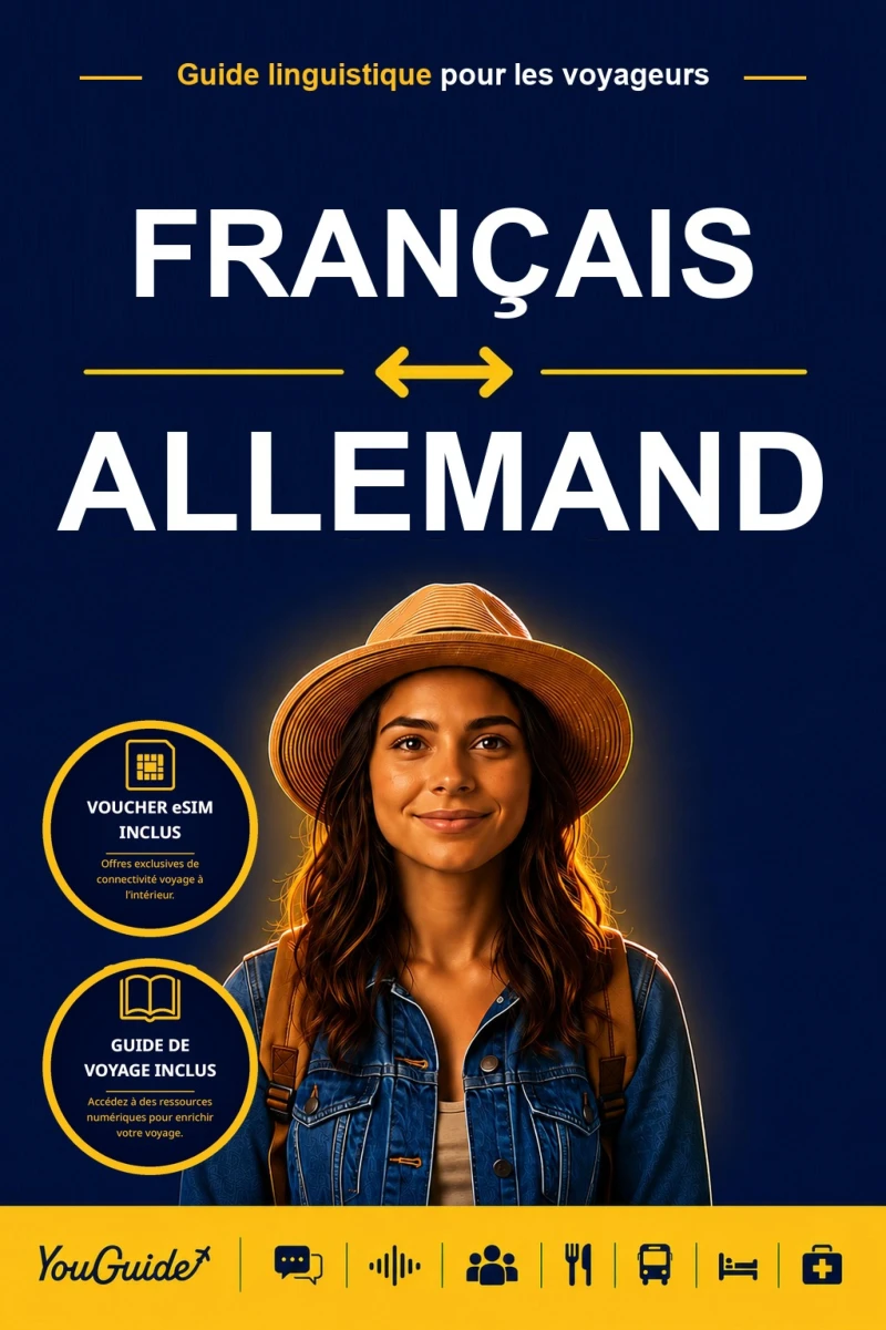 Portada: The Language Guide for Travelers - French to German