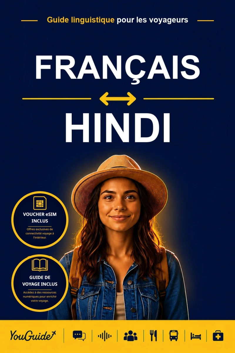 Portada: The Language Guide for Travelers - French to Hindi