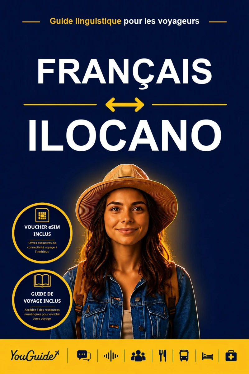 Portada: The Language Guide for Travelers - French to Ilocano