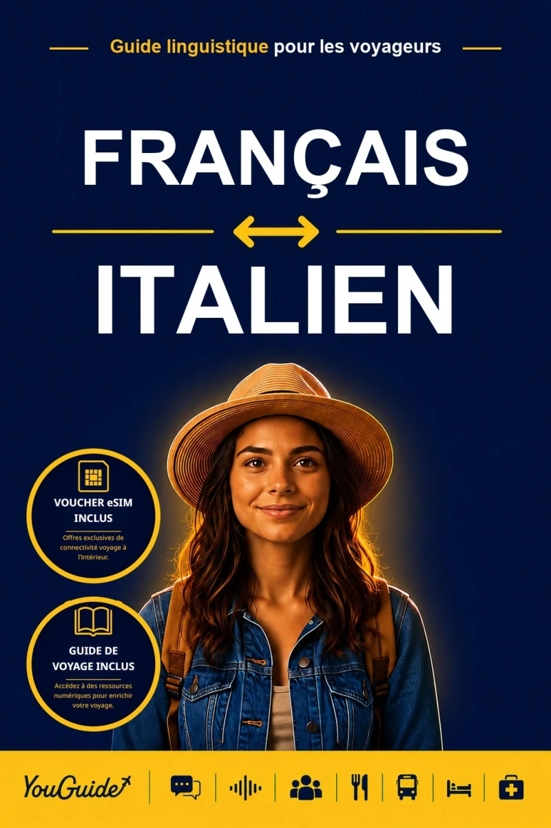 Portada: The Language Guide for Travelers - French to Italian