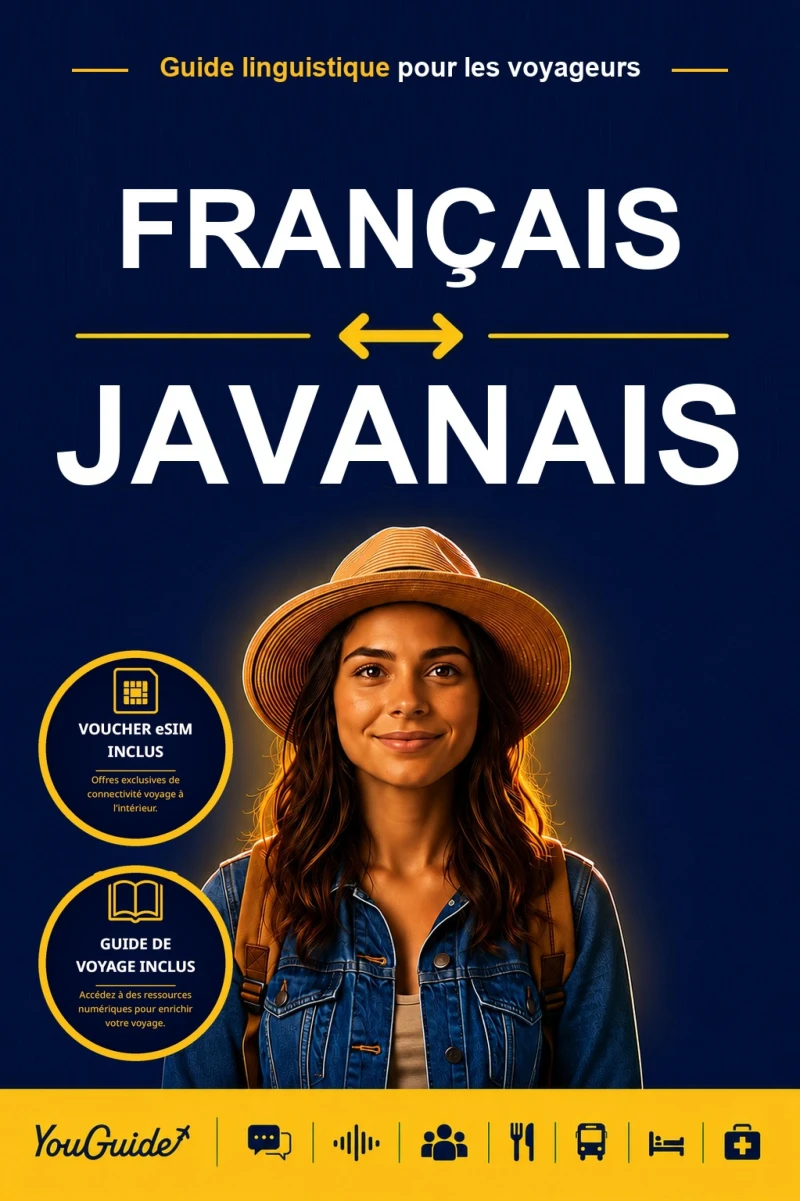 Portada: The Language Guide for Travelers - French to Javanese
