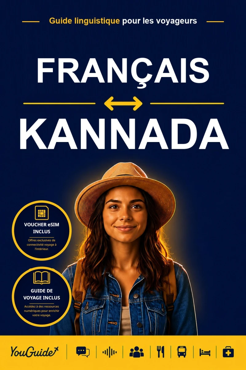 Portada: The Language Guide for Travelers - French to Kannada