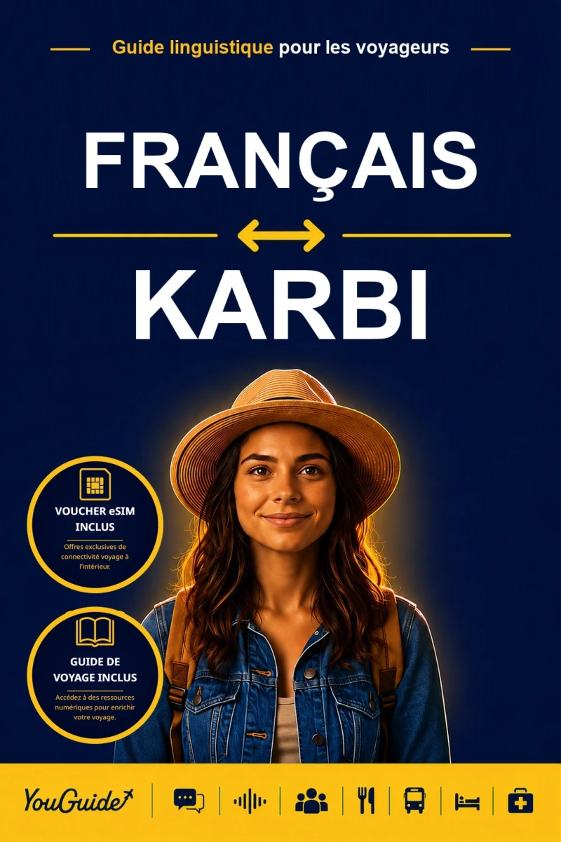 Portada: The Language Guide for Travelers - French to Karbi