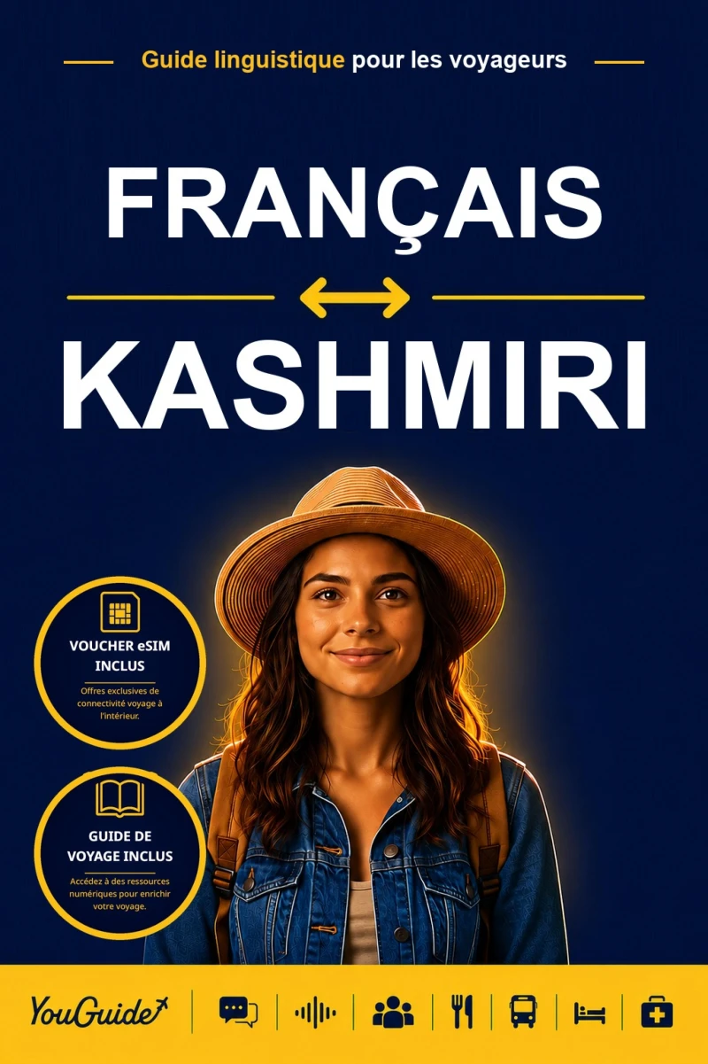 Portada: The Language Guide for Travelers - French to Kashmiri