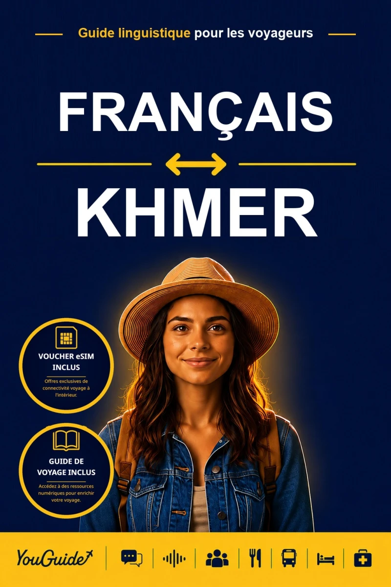 Portada: The Language Guide for Travelers - French to Khmer