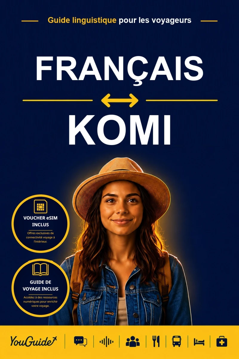 Portada: The Language Guide for Travelers - French to Komi