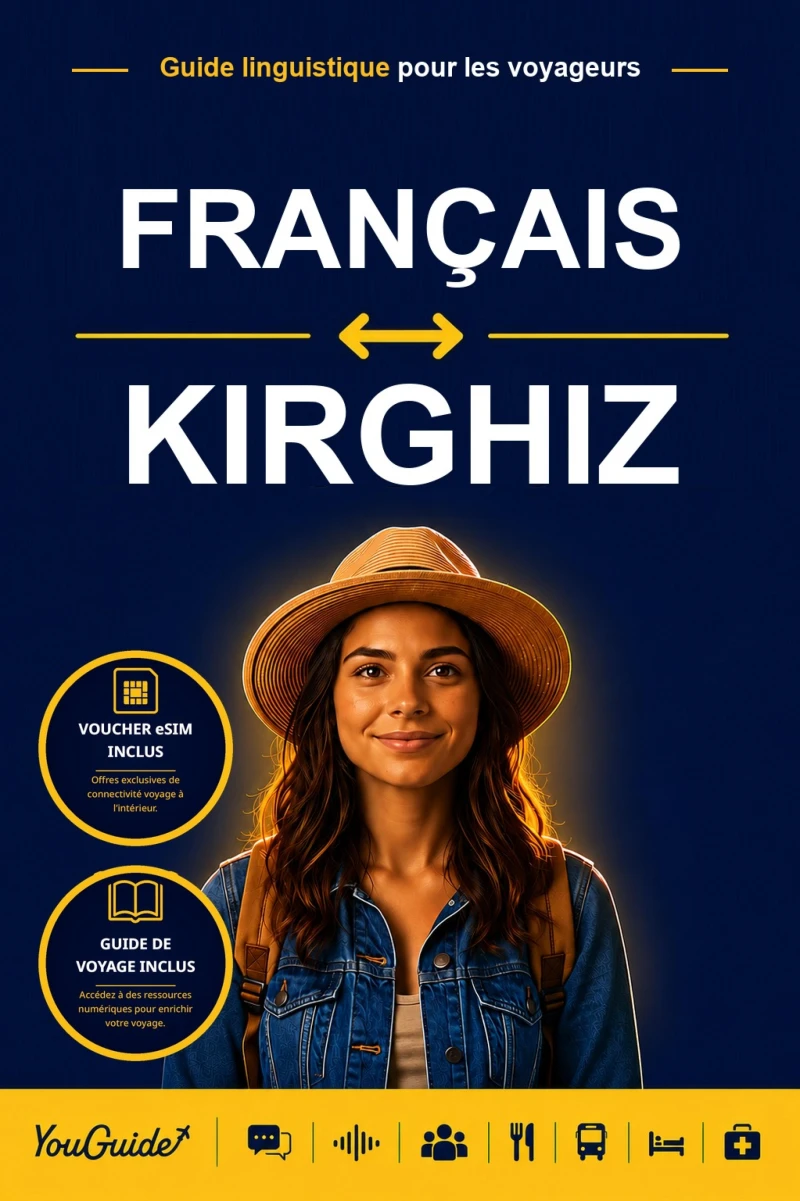 Portada: The Language Guide for Travelers - French to Kyrgyz