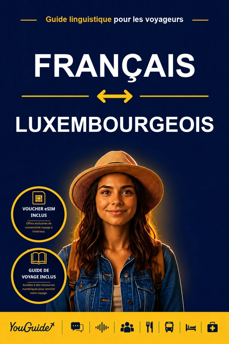 Portada: The Language Guide for Travelers - French to Luxembourgish