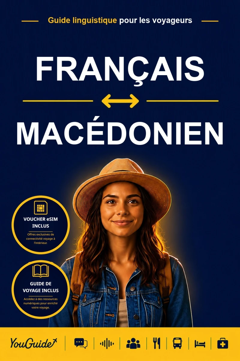 Portada: The Language Guide for Travelers - French to Macedonian
