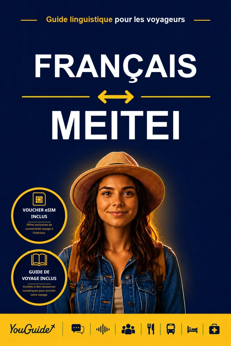 Portada: The Language Guide for Travelers - French to Meitei