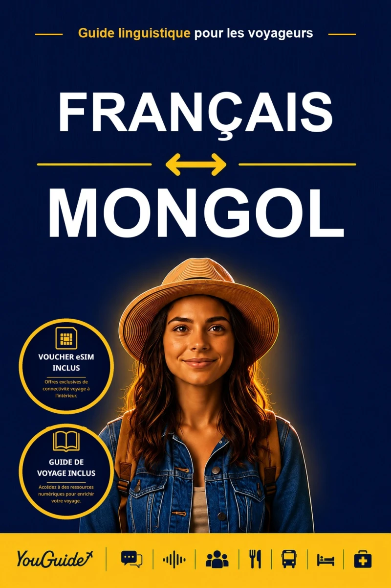 Portada: The Language Guide for Travelers - French to Mongolian