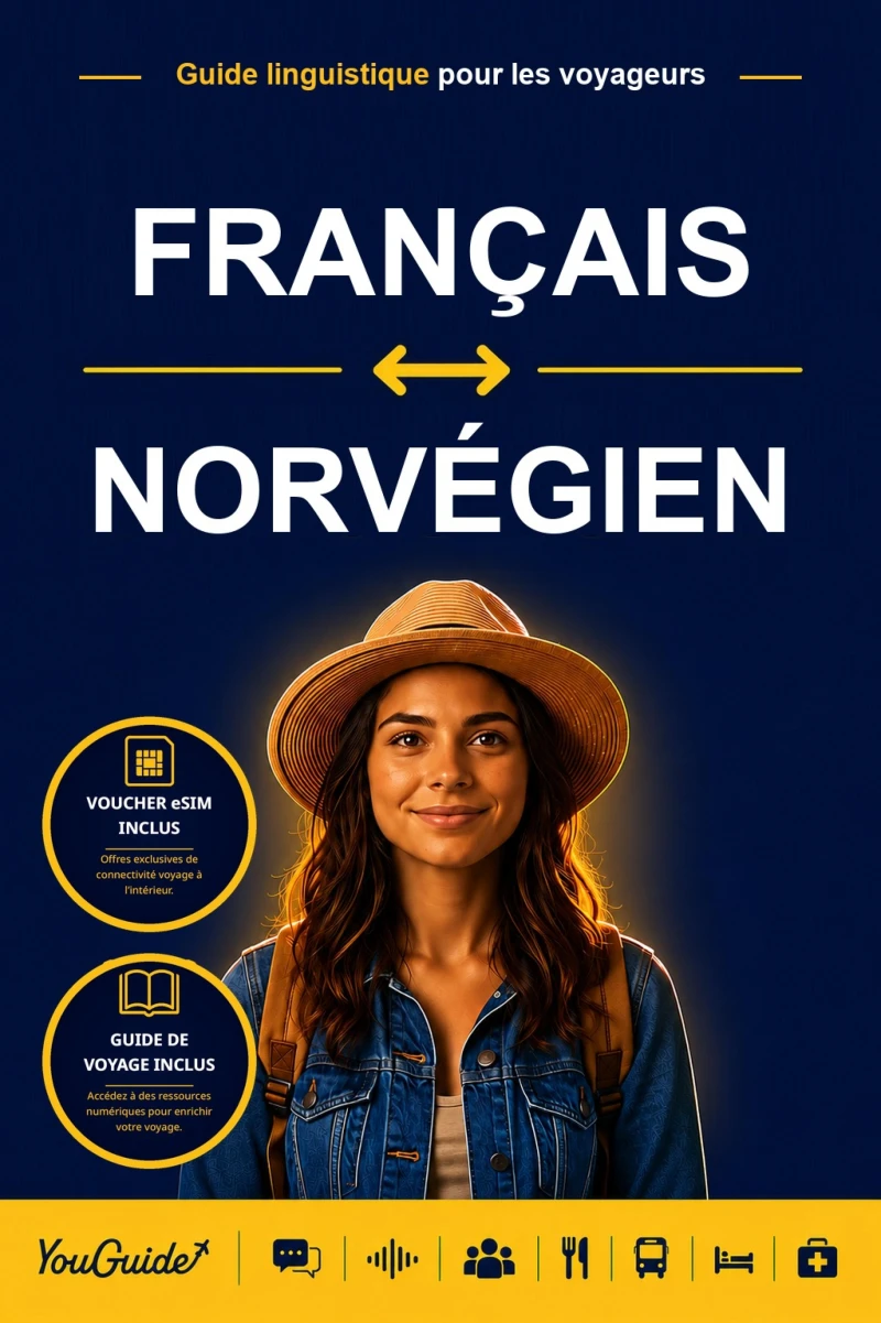 Portada: The Language Guide for Travelers - French to Norwegian