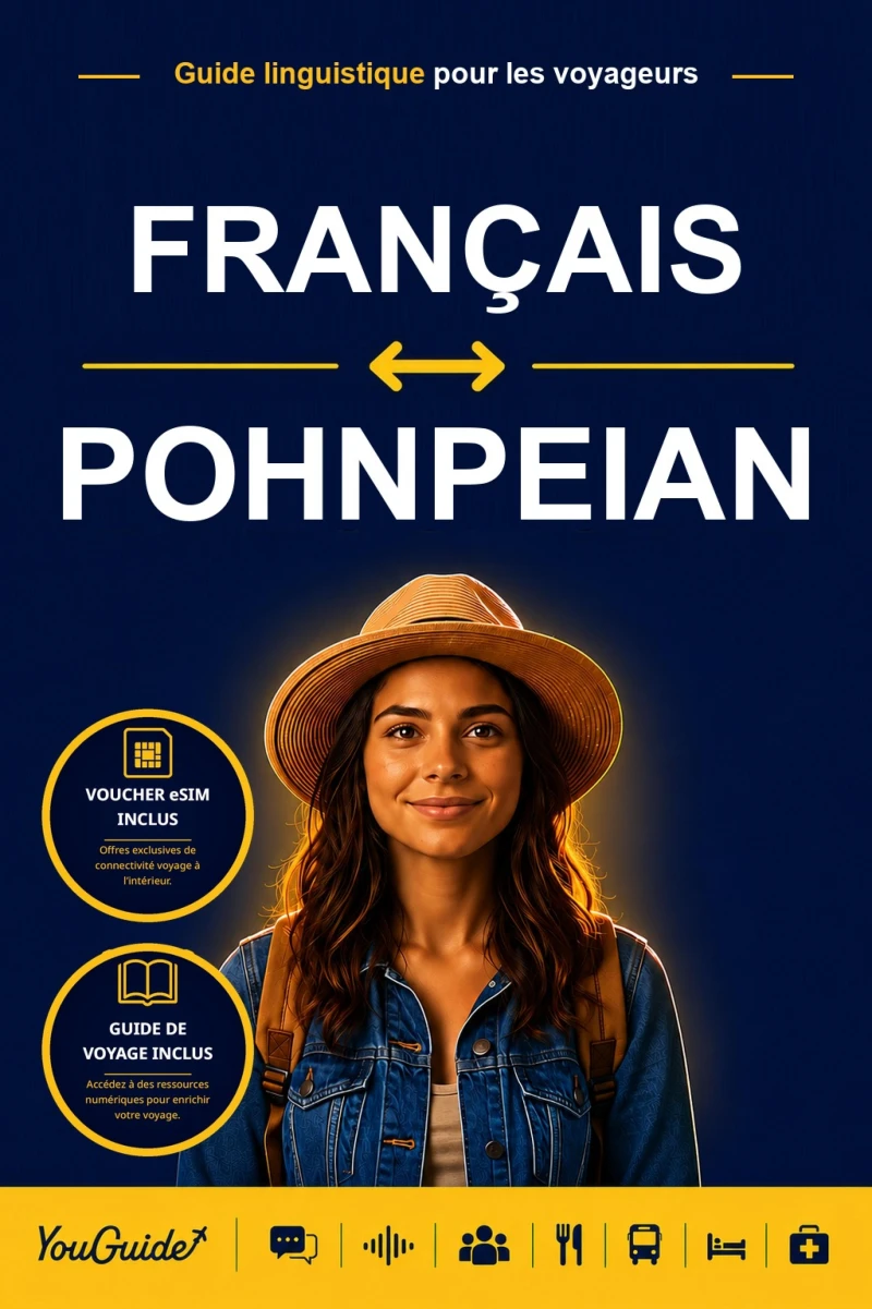 Portada: The Language Guide for Travelers - French to Pohnpeian