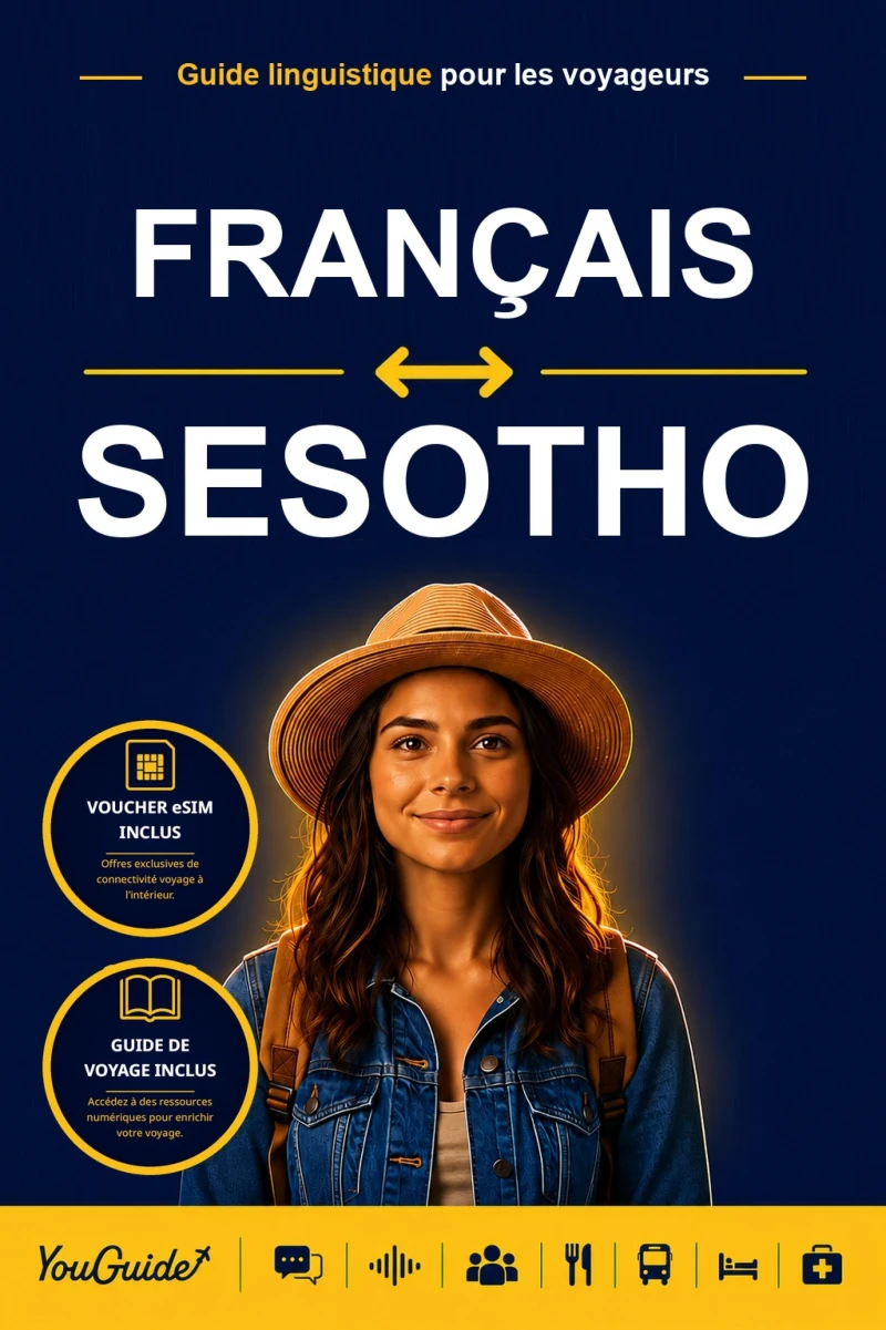 Portada: The Language Guide for Travelers - French to Sesotho