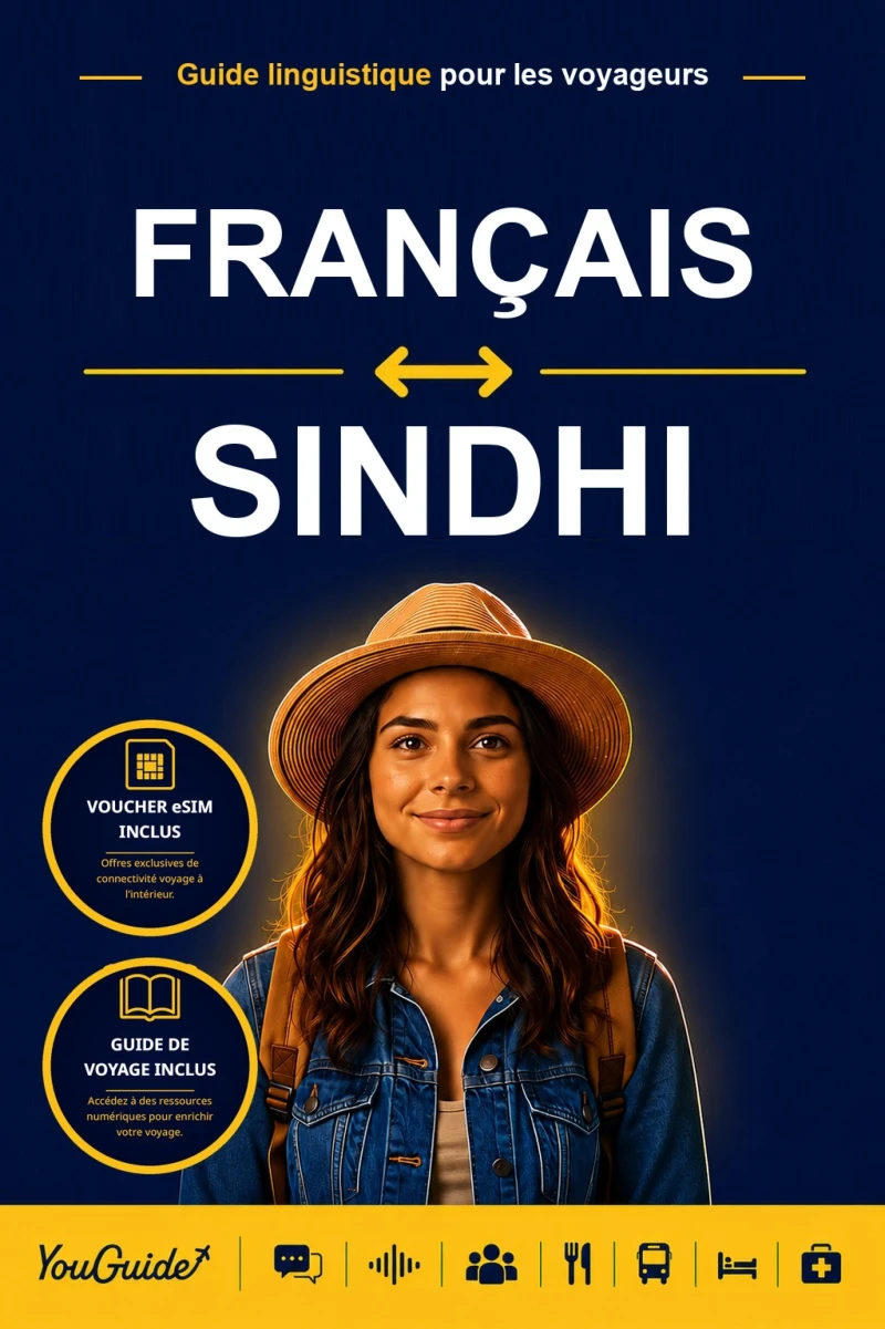 Portada: The Language Guide for Travelers - French to Sindhi
