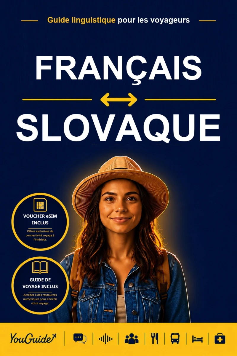 Portada: The Language Guide for Travelers - French to Slovak