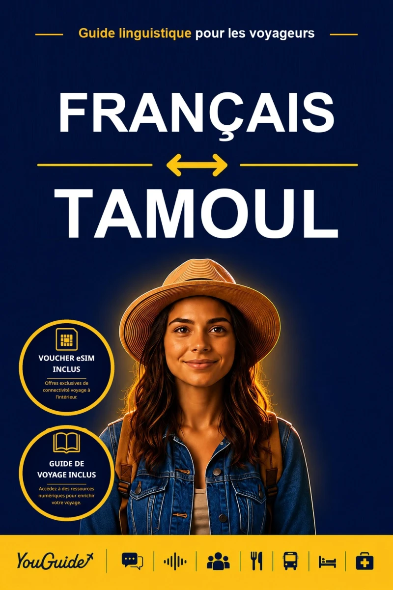 Portada: The Language Guide for Travelers - French to Tamil