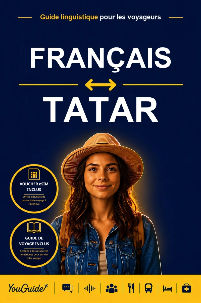 Portada: The Language Guide for Travelers - French to Tatar