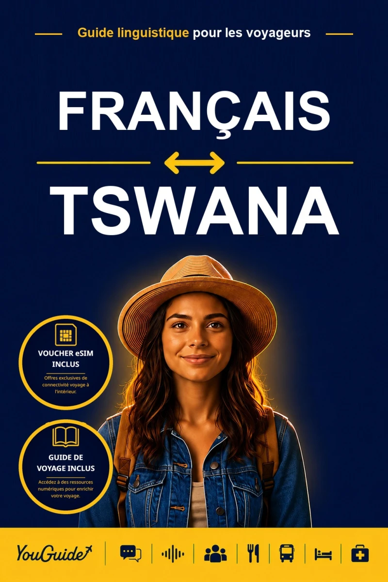 Portada: The Language Guide for Travelers - French to Tswana