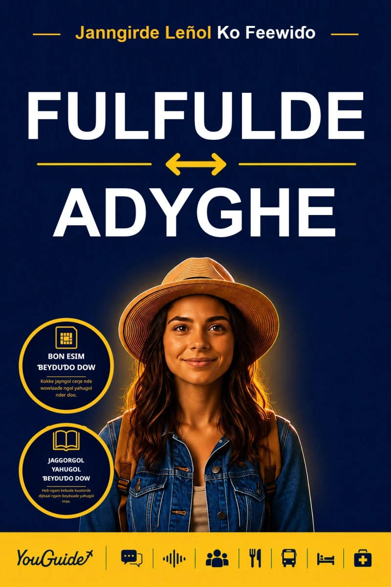 Portada: The Language Guide for Travelers - Fulani to Adyghe