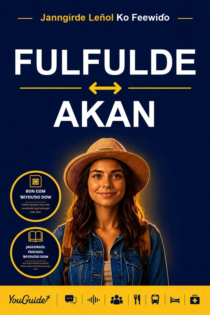 Portada: The Language Guide for Travelers - Fulani to Akan