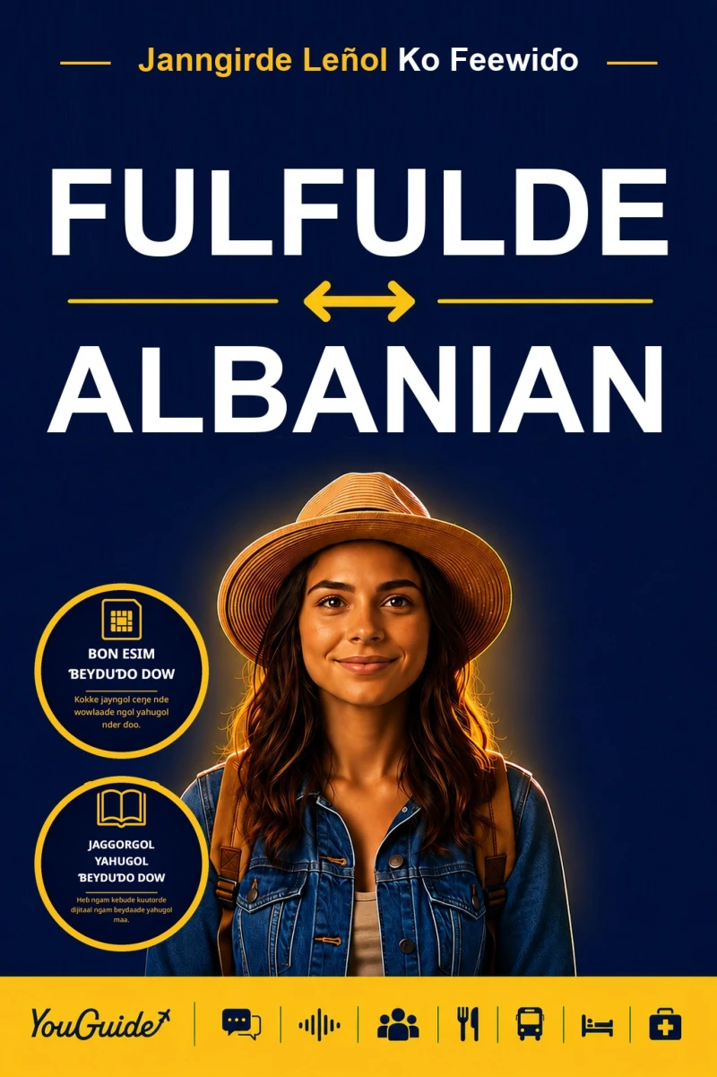 Portada: The Language Guide for Travelers - Fulani to Albanian