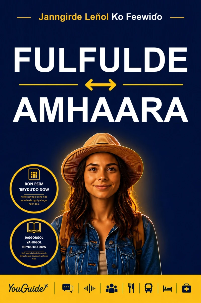 Portada: The Language Guide for Travelers - Fulani to Amharic