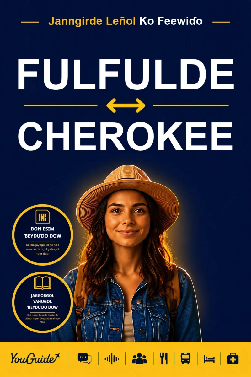 Portada: The Language Guide for Travelers - Fulani to Cherokee