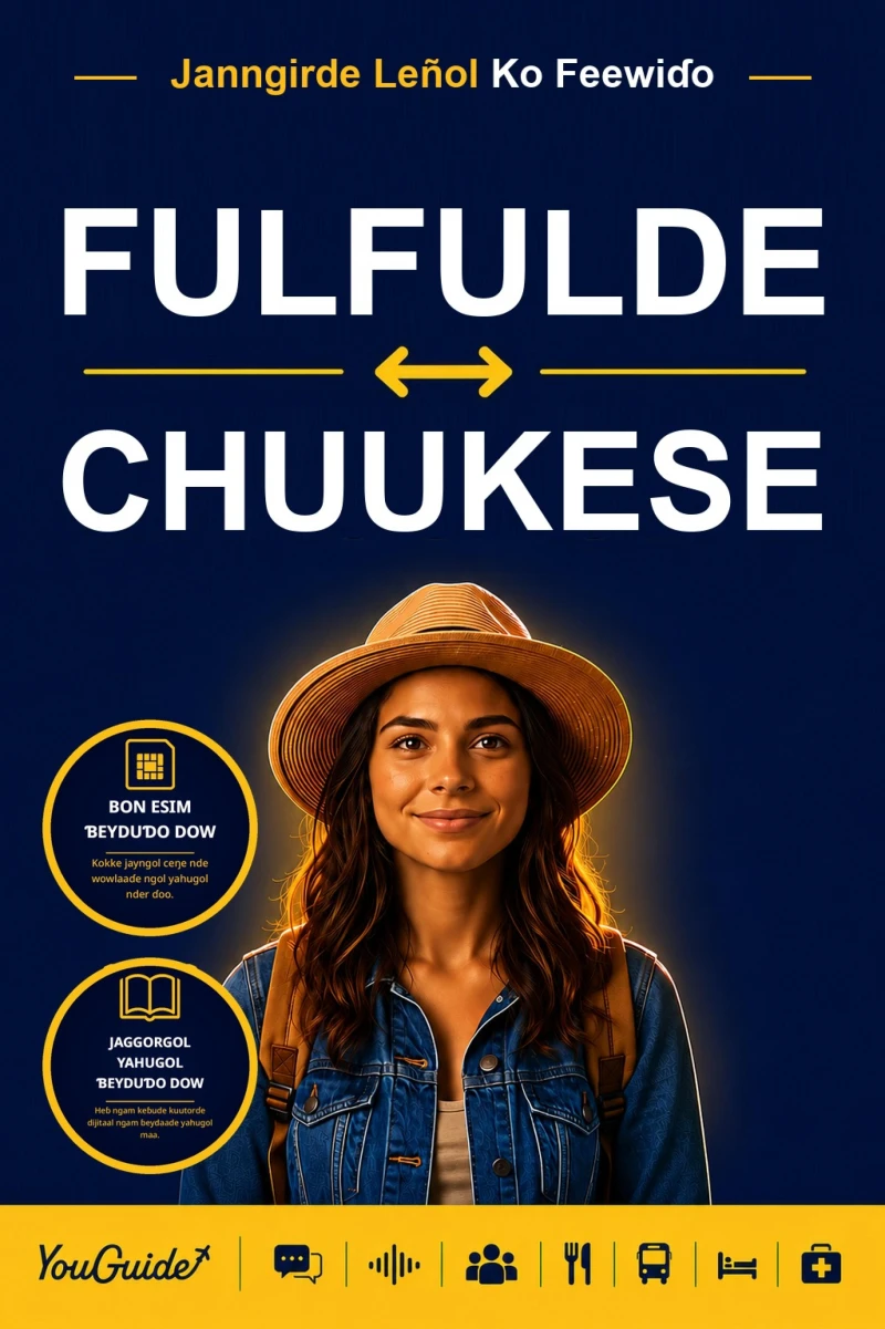 Portada: The Language Guide for Travelers - Fulani to Chuukese
