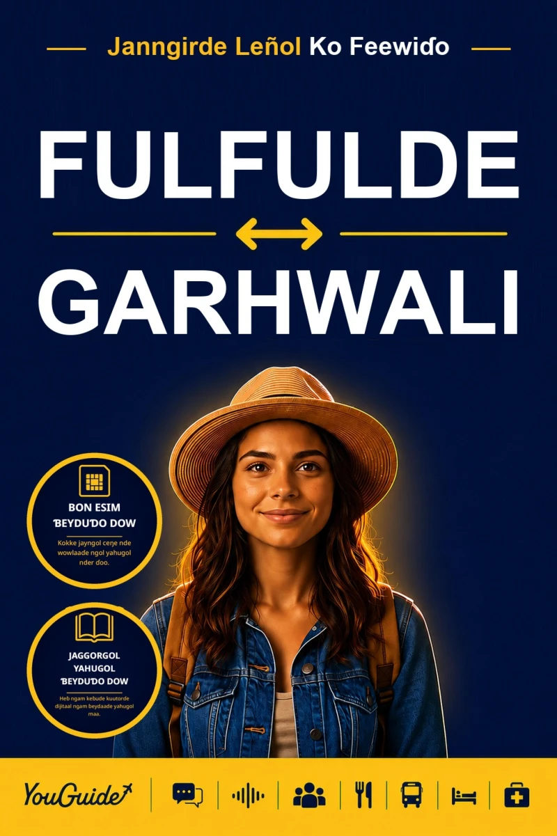 Portada: The Language Guide for Travelers - Fulani to Garhwali