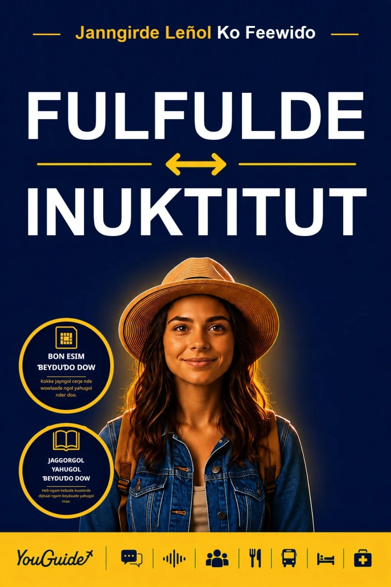 Portada: The Language Guide for Travelers - Fulani to Inuktitut