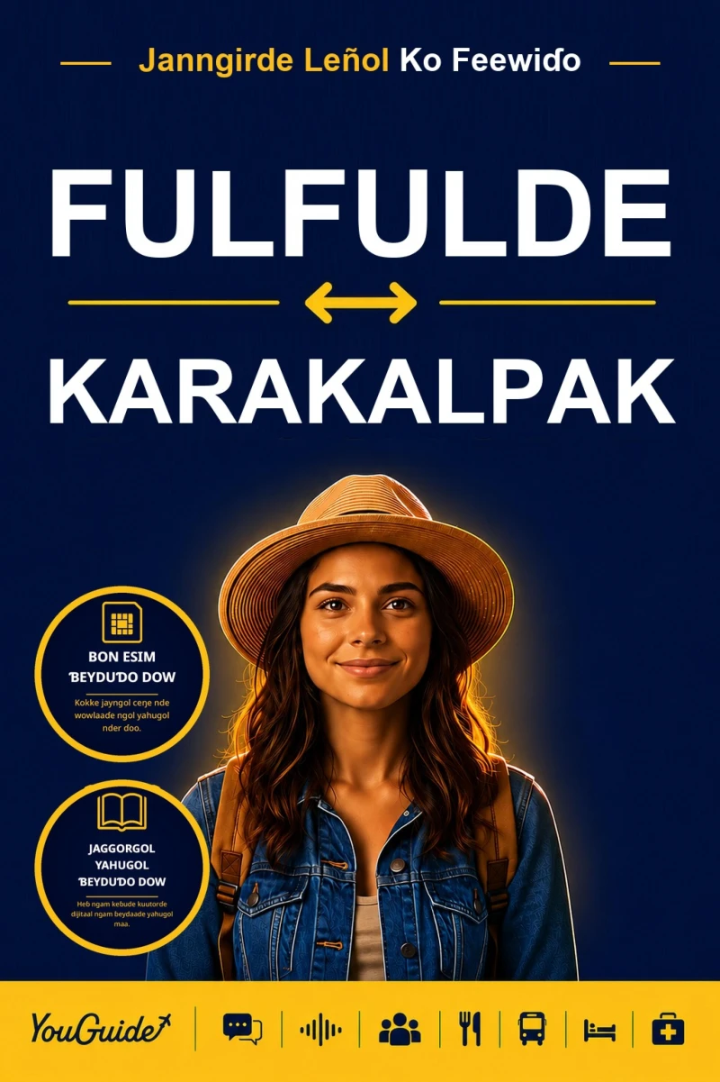 Portada: The Language Guide for Travelers - Fulani to Karakalpak
