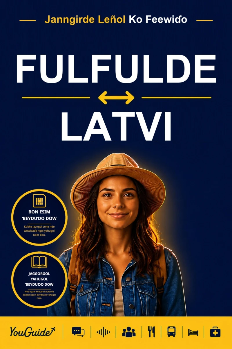 Portada: The Language Guide for Travelers - Fulani to Latvian