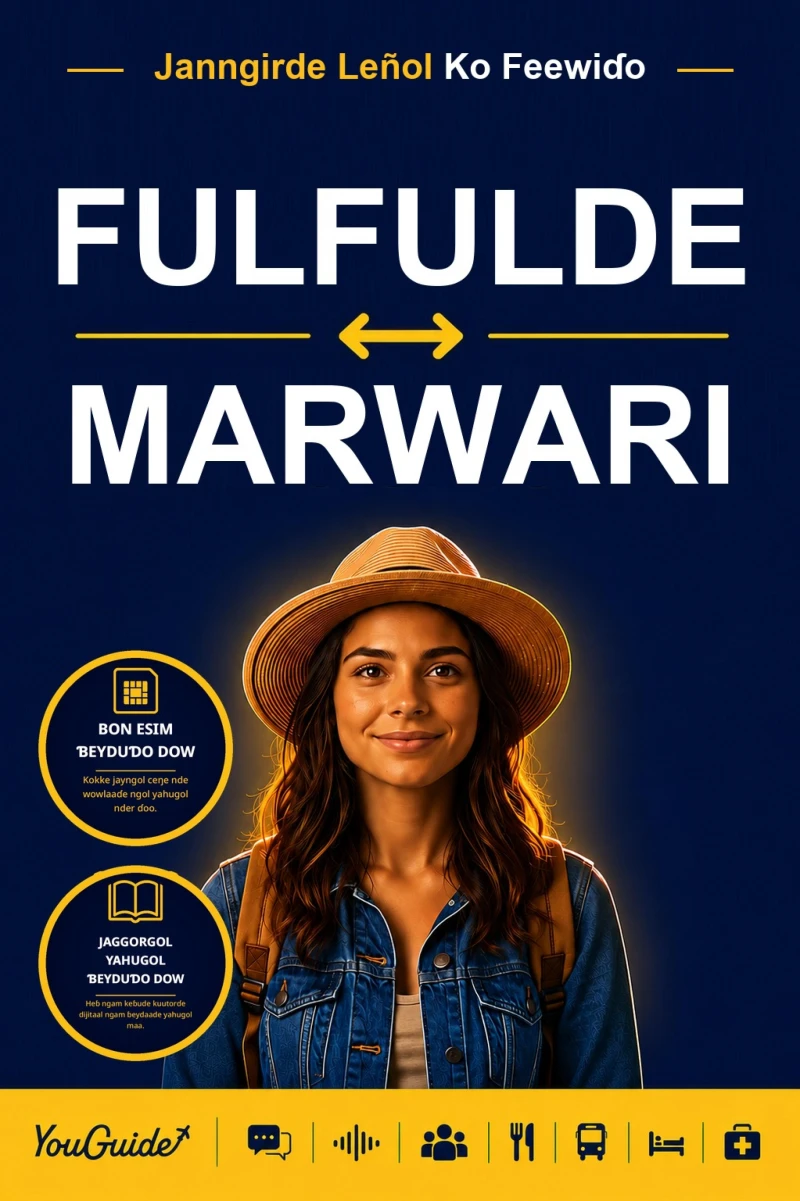 Portada: The Language Guide for Travelers - Fulani to Marwari