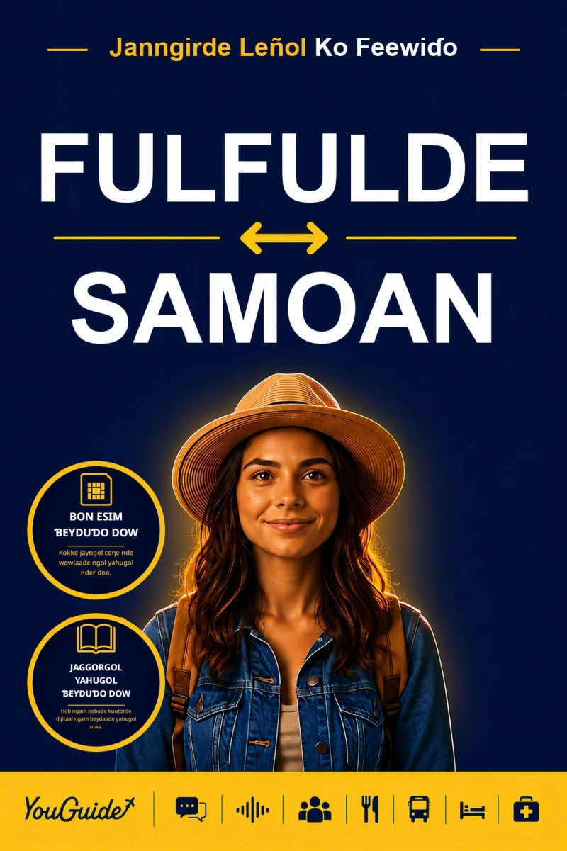 Portada: The Language Guide for Travelers - Fulani to Samoan