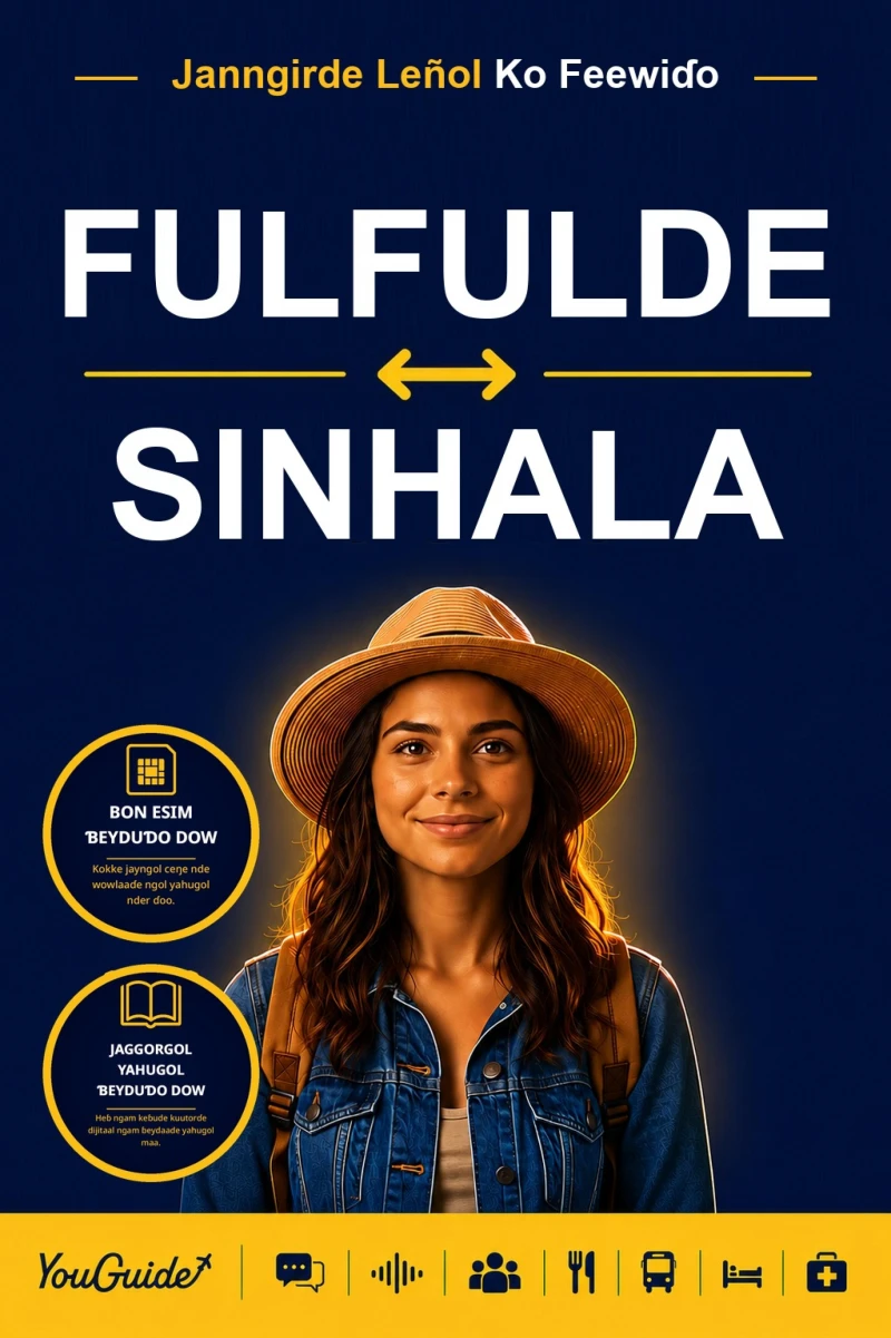 Portada: The Language Guide for Travelers - Fulani to Sinhala