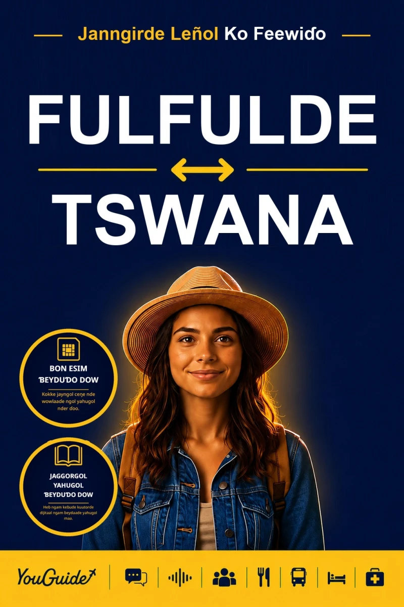 Portada: The Language Guide for Travelers - Fulani to Tswana