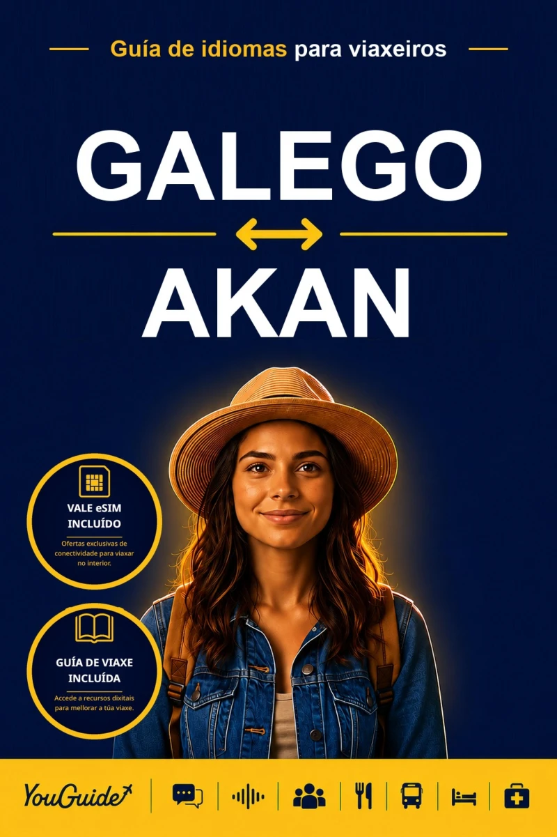 Portada: The Language Guide for Travelers - Galician to Akan