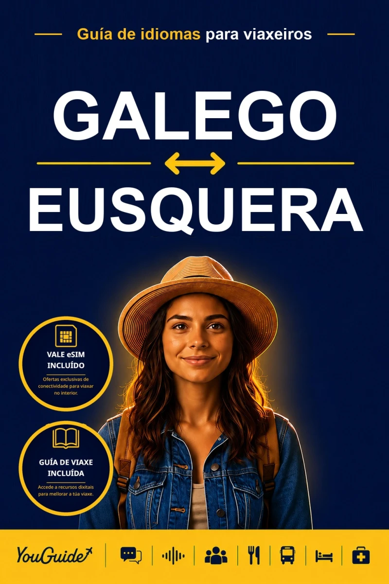 Portada: The Language Guide for Travelers - Galician to Basque